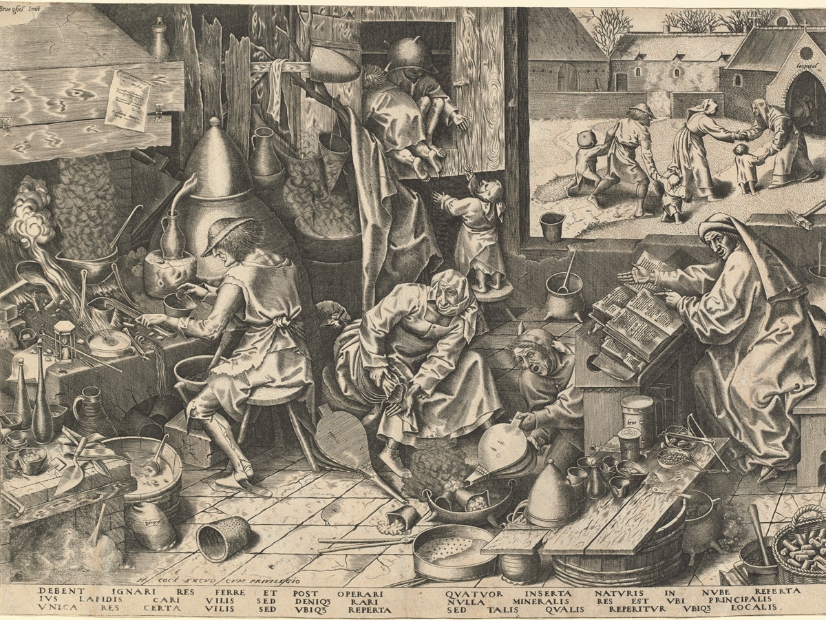 Pieter brueghel The Alchemist